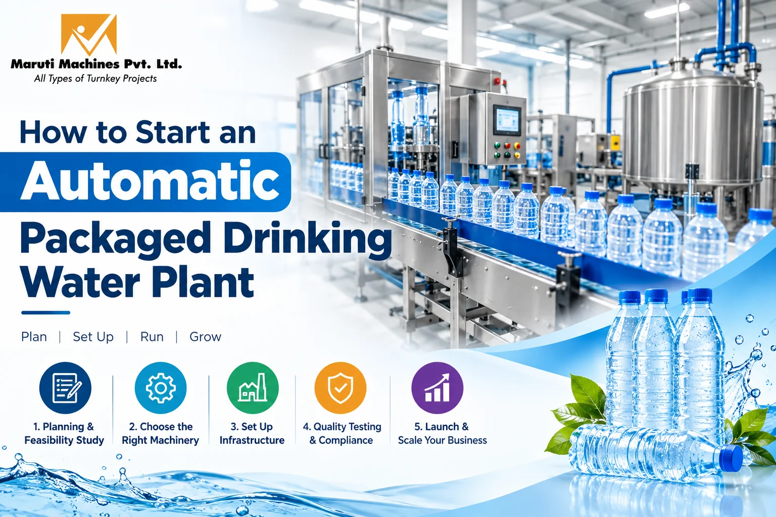 How to Start an Automatic Packaged Drinking Water Plant